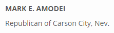 Congressman Mark E. Amodei