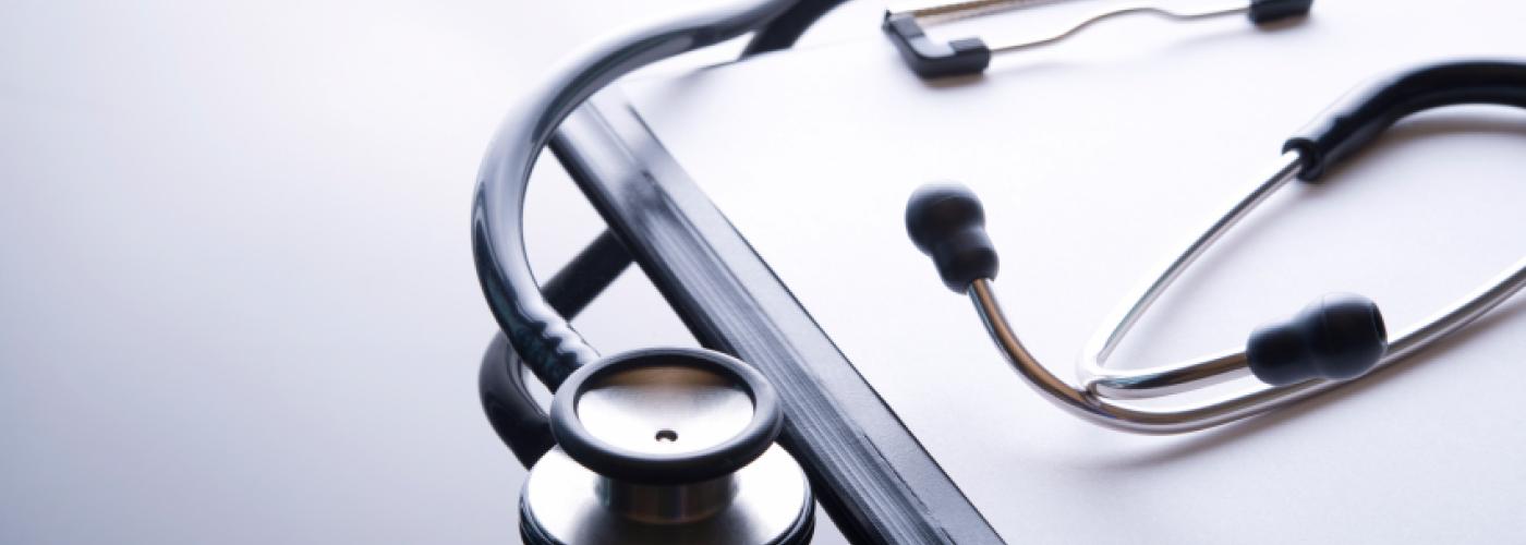 stethoscope on a clipboard stethoscope on a clipboard